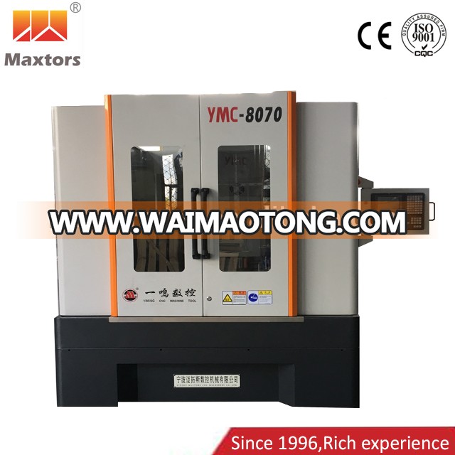 Hot Sale Popular Small Mini CNC Milling Machine YMC-8070 with engraving function